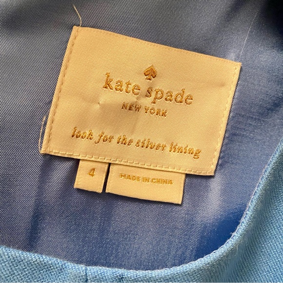 Kate Spade Yarn Dye Fit and Flare Pleated Dress - Picture 5 of 5